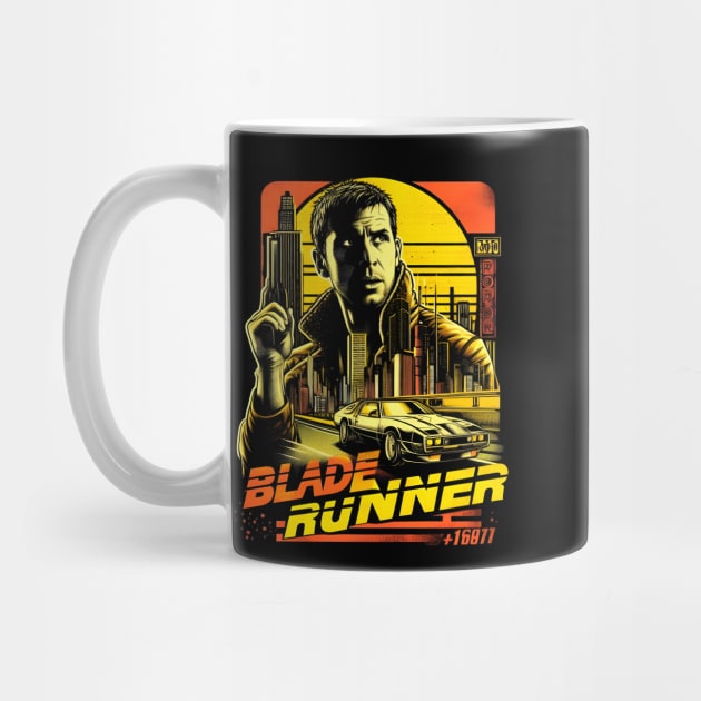 Neo-Noir Nexus: Blade Runner Tribute Tee by FandomFaschion